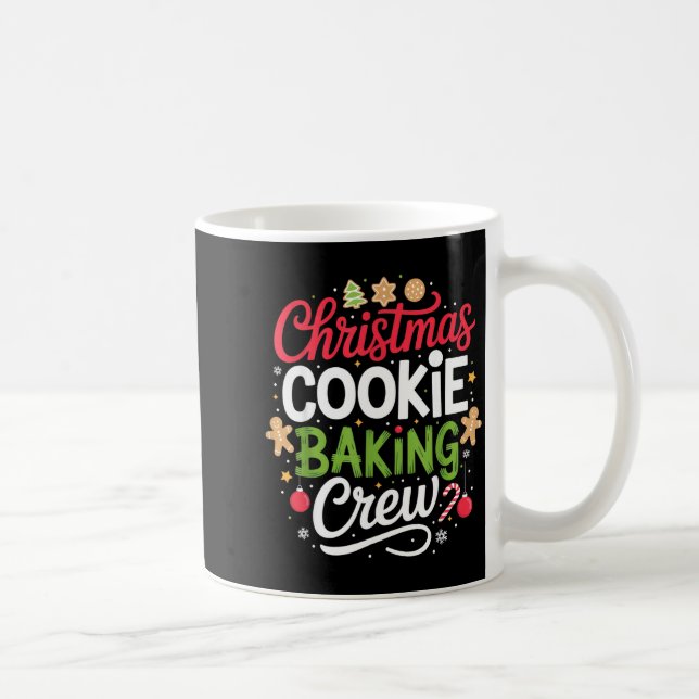 Christmas Cookie Baking Crew Mom Funny Proud Holid Coffee Mug (Right)