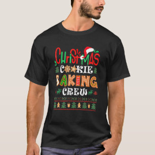 Christmas Cookie Baking Crew Pajamas Family Xmas T-Shirt