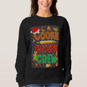 Christmas Cookie Baking Crew Pyjamas Family Xmas 4 Sweatshirt