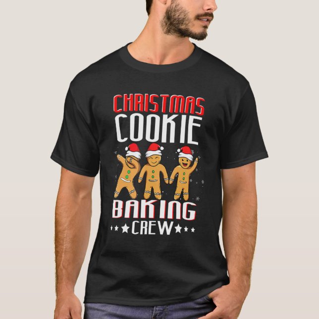 Christmas Cookie Baking Crew Xmas Cookie Exchange  T-Shirt (Front)