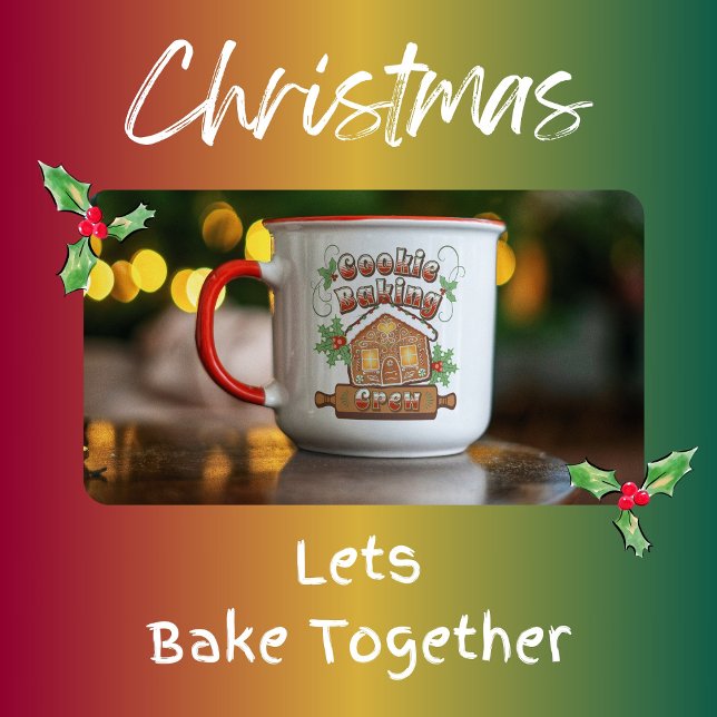 Christmas Cookie Baking Gingerbread House Crew -  Mug (Creator Uploaded)
