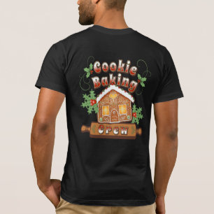 Christmas Cookie Baking Gingerbread House -  T-Shirt
