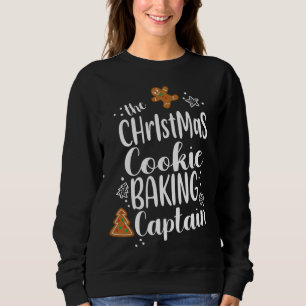 Christmas Cookie Baking Team Captain Crew Cute Gin Sweatshirt