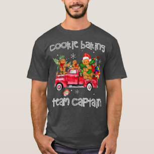 Christmas  Cookie Baking Team Captain Funny  T-Shirt