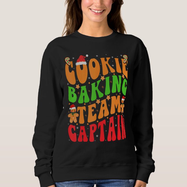 Christmas Cookie Baking Team Captain Sweatshirt (Front)