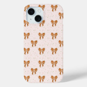 Christmas Cookie Bows iPhone 15 Case