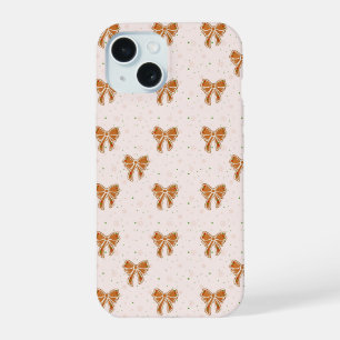 Christmas Cookie Bows iPhone 15 Case