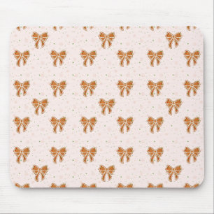 Christmas Cookie Bows Mouse Pad