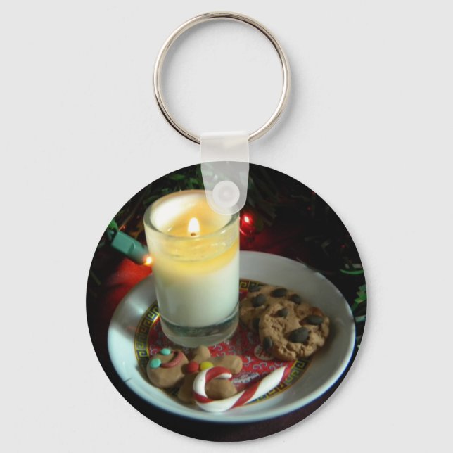 Christmas Cookie Candle III Key Ring (Front)
