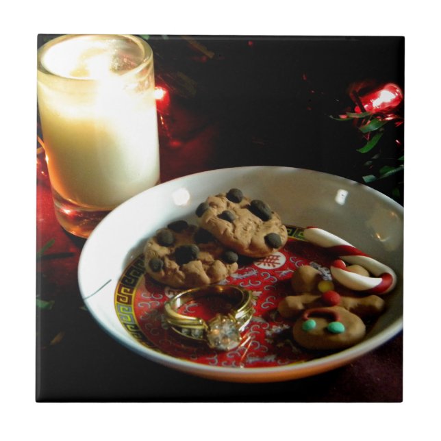 Christmas Cookie Candle Tile (Front)