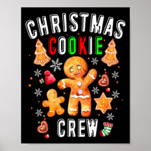 Christmas Cookie Crew Baking Team New Xmas Bakers Poster