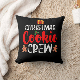 Christmas Cookie Crew Family Pyjamas Xmas Holiday Cushion