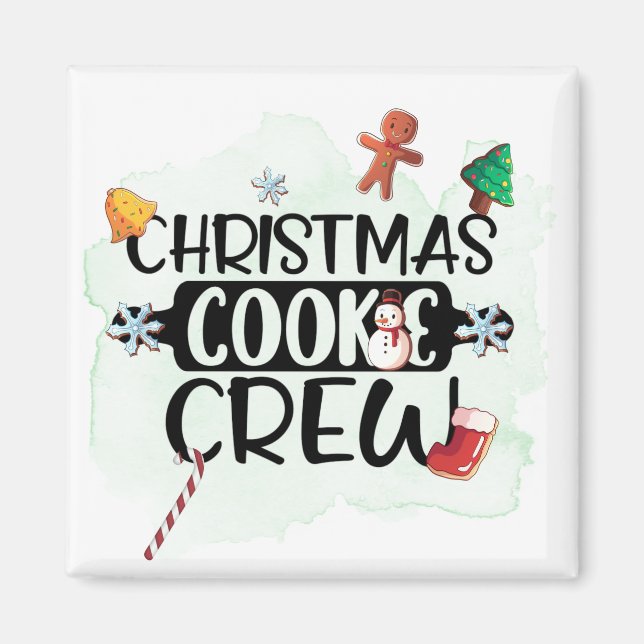 Christmas Cookie Crew Magnet (Front)