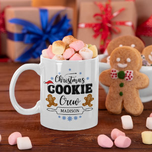 Christmas Cookie Crew Personalised Holiday Baking Coffee Mug