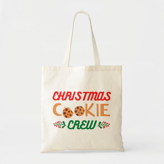 Christmas Cookie Crew Tote Bag (Front)
