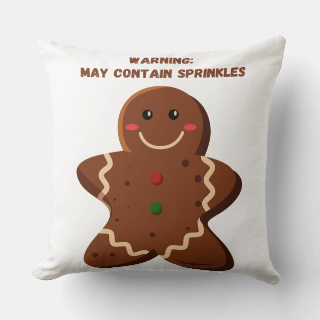 Christmas cookie cushion (Front)