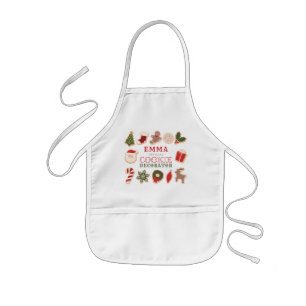 Christmas Cookie Decorating Party Decorator Kids Apron