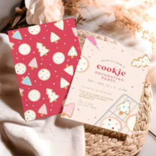 Christmas Cookie Decorating Party Invitation