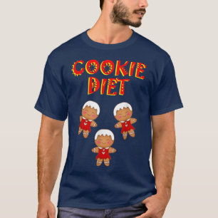 Christmas cookie diet Cute Xmas gingerbread cookie T-Shirt