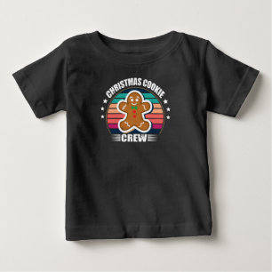 Christmas Cookie Eating Crew Matching Family Baby T-Shirt