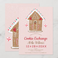 Christmas cookie exchange cute ginger bread house