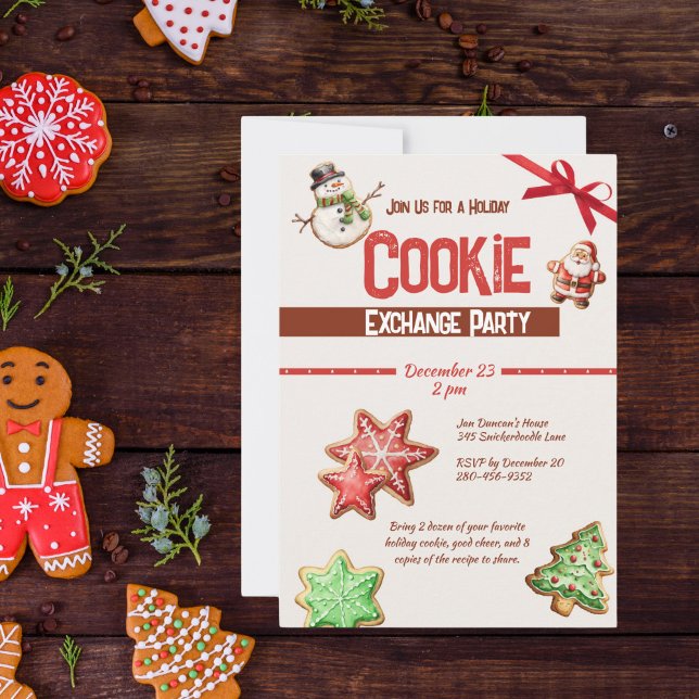 Christmas Cookie Exchange Invitation (Creator Uploaded)