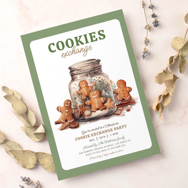 Christmas cookie exchange invitation Holiday Party (Creator Uploaded)
