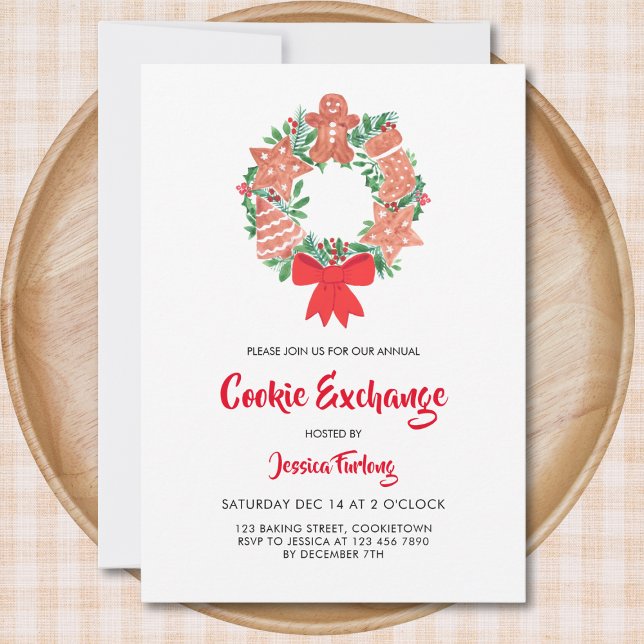 Christmas Cookie Exchange Party Invitation (Creator Uploaded)