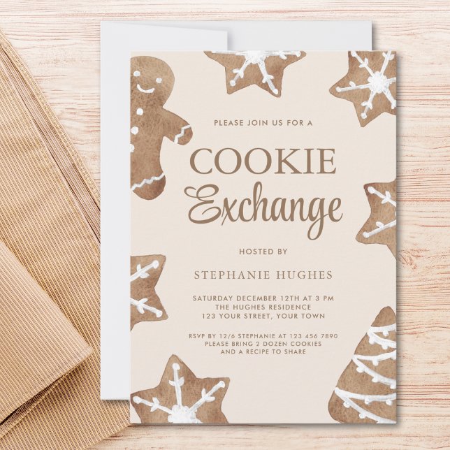 Christmas Cookie Exchange Party Invitation (Creator Uploaded)