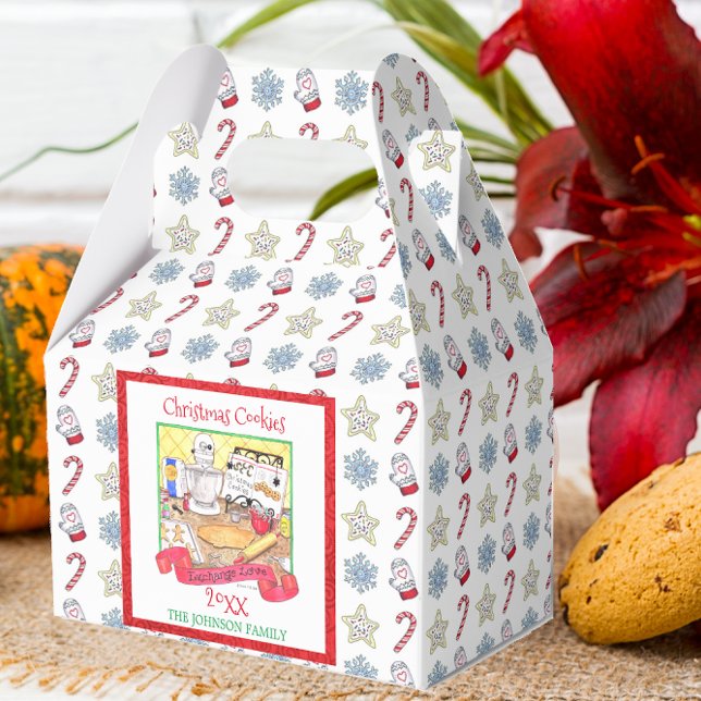 Christmas Cookie Exchange Personalised Box (Creator Uploaded)