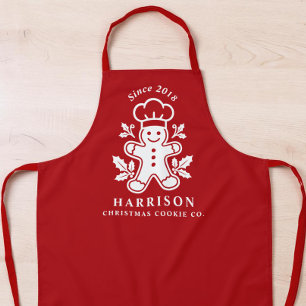 Christmas Cookie Family Holiday Baking Apron