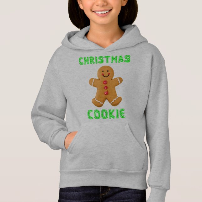 CHRISTMAS COOKIE Gag Ugly Sweater Girl's Pullover (Front)
