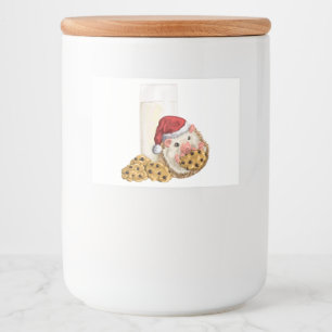 Christmas Cookie Hog Food Label