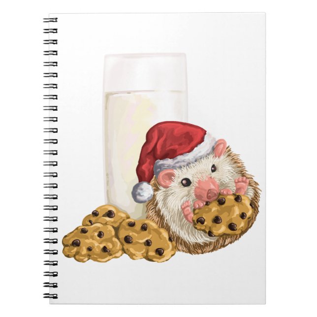 Christmas Cookie Hog Notebook (Front)