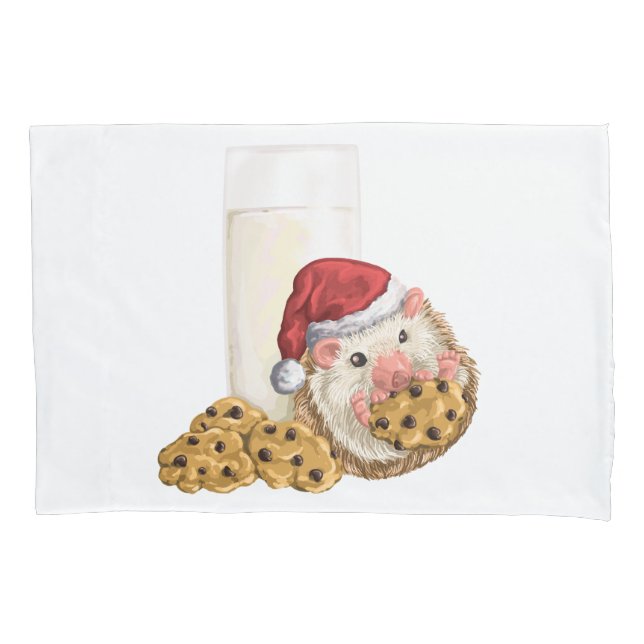 Christmas Cookie Hog Pillowcase (Front)