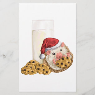 Christmas Cookie Hog Stationery