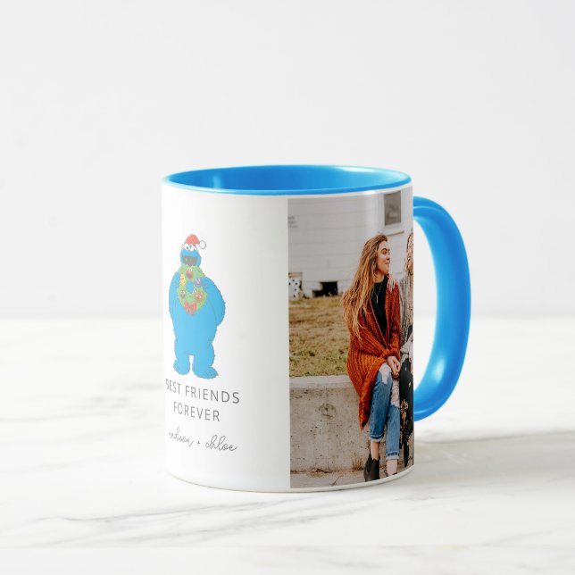 Christmas Cookie Monster | Best Friends - Photo Mug (Front Right)