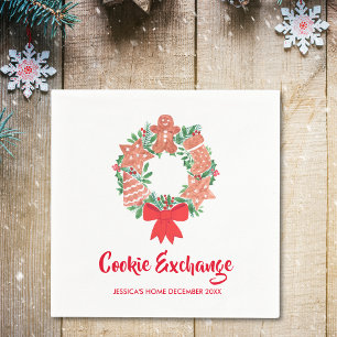 Christmas Cookie Party Napkin