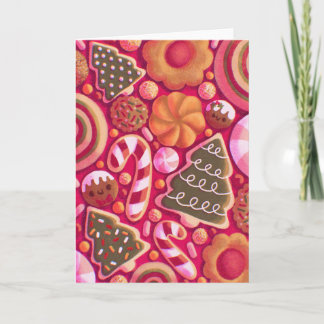 Christmas Cookie Pattern Card