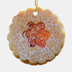 Christmas Cookie Realistic Food Christmas Ceramic Ornament