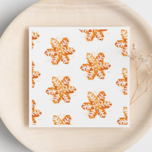 Christmas Cookie Snowflake Gingerbread Napkin