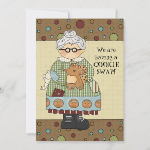 Christmas Cookie Swap Holiday Invitation