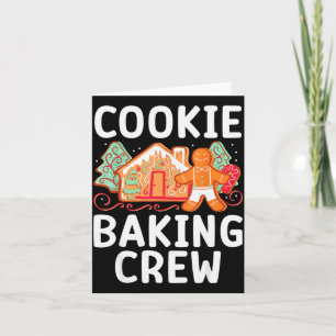 Christmas Cookie Taster Cookie Baking Crew Gingerb Card