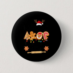 Christmas Cookie Tester Family Baking Team Cookie 6 Cm Round Badge