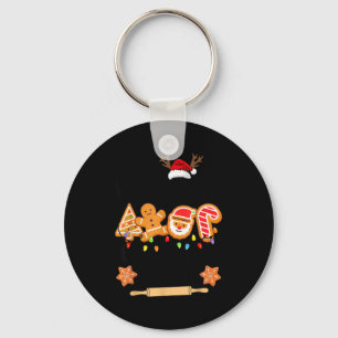 Christmas Cookie Tester Family Baking Team Cookie Key Ring
