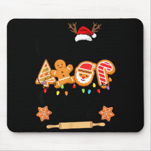 Christmas Cookie Tester Family Baking Team Cookie  Mouse Pad
