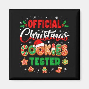 Christmas Cookie Tester Taster Baking Crew Toddler Magnet