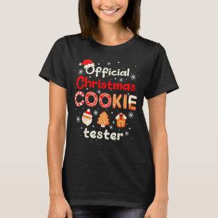 Christmas Cookie Tester Taster Baking Crew Toddler T-Shirt