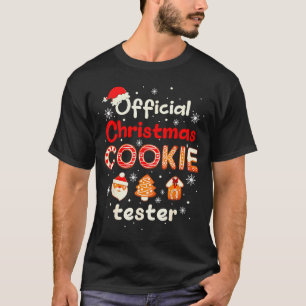 Christmas Cookie Tester Taster Baking Crew Toddler T-Shirt
