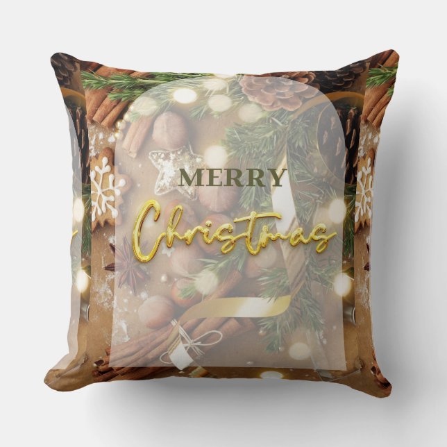 CHRISTMAS COOKIE TIME  CUSHION (Front)